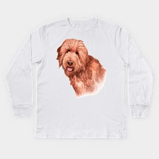 Golden Doodle Kids Long Sleeve T-Shirt